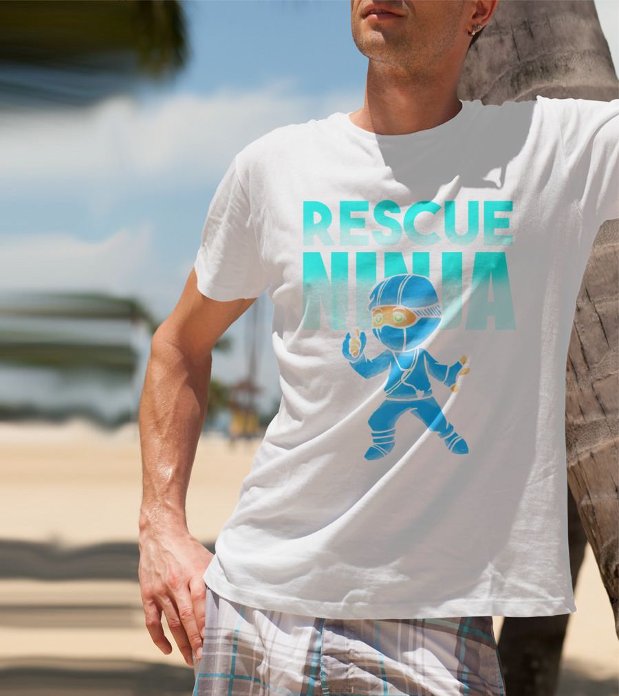 Rescue Ninja Nurses Nursing Day Men Pediatric Hero T-Shirt
