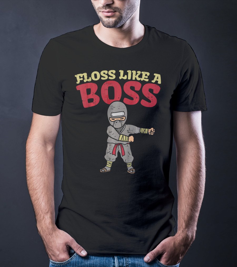 Floss Like A Boss Dance Ninja T-Shirt