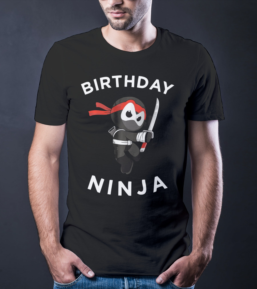 Birthday Ninja Martial Arts Warrior T-Shirt