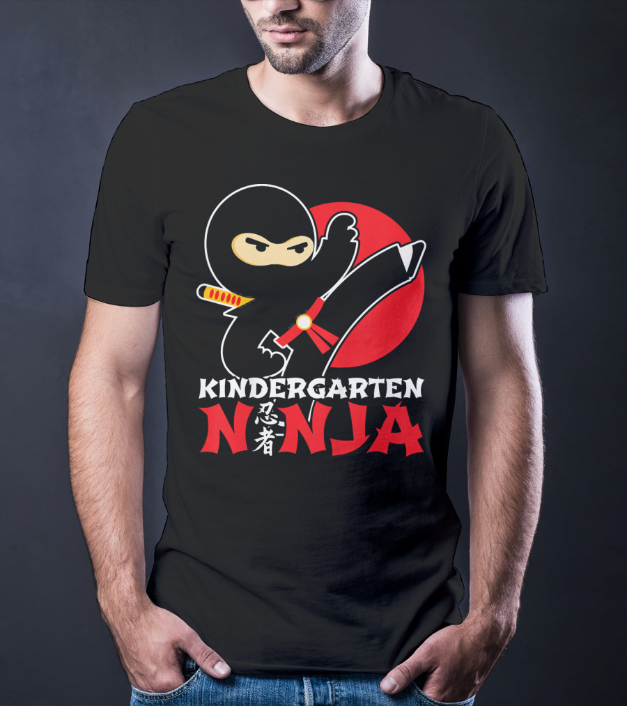 Kindergarten Ninja First Day Of School T-Shirt