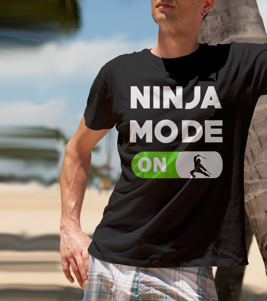 Ninja Mode ON Karate Judo Tae Kwon Do T-Shirt
