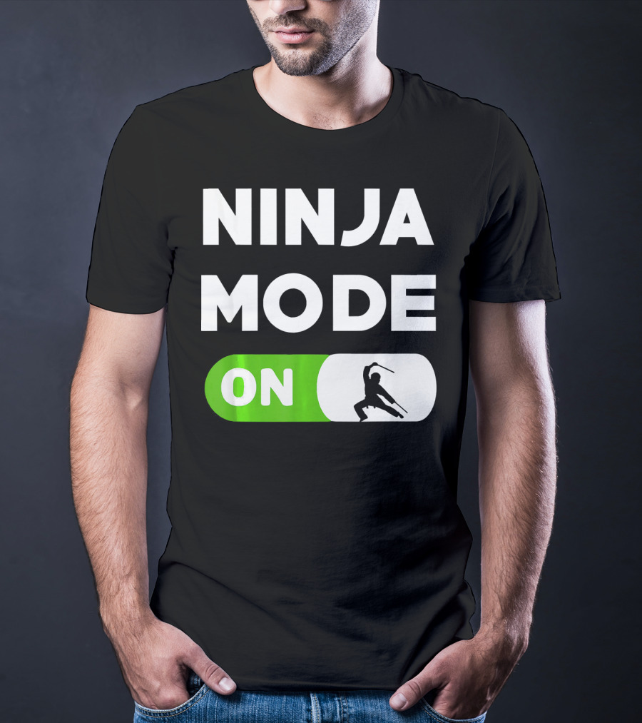 Ninja Mode ON Karate Judo Tae Kwon Do T-Shirt