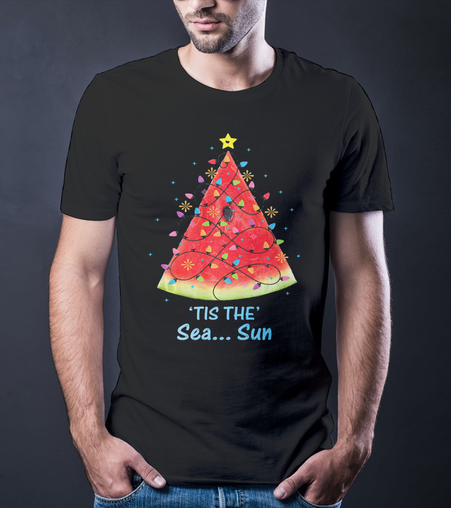 Melon 'Tis The Sea. Sun Christmas In July T-Shirt