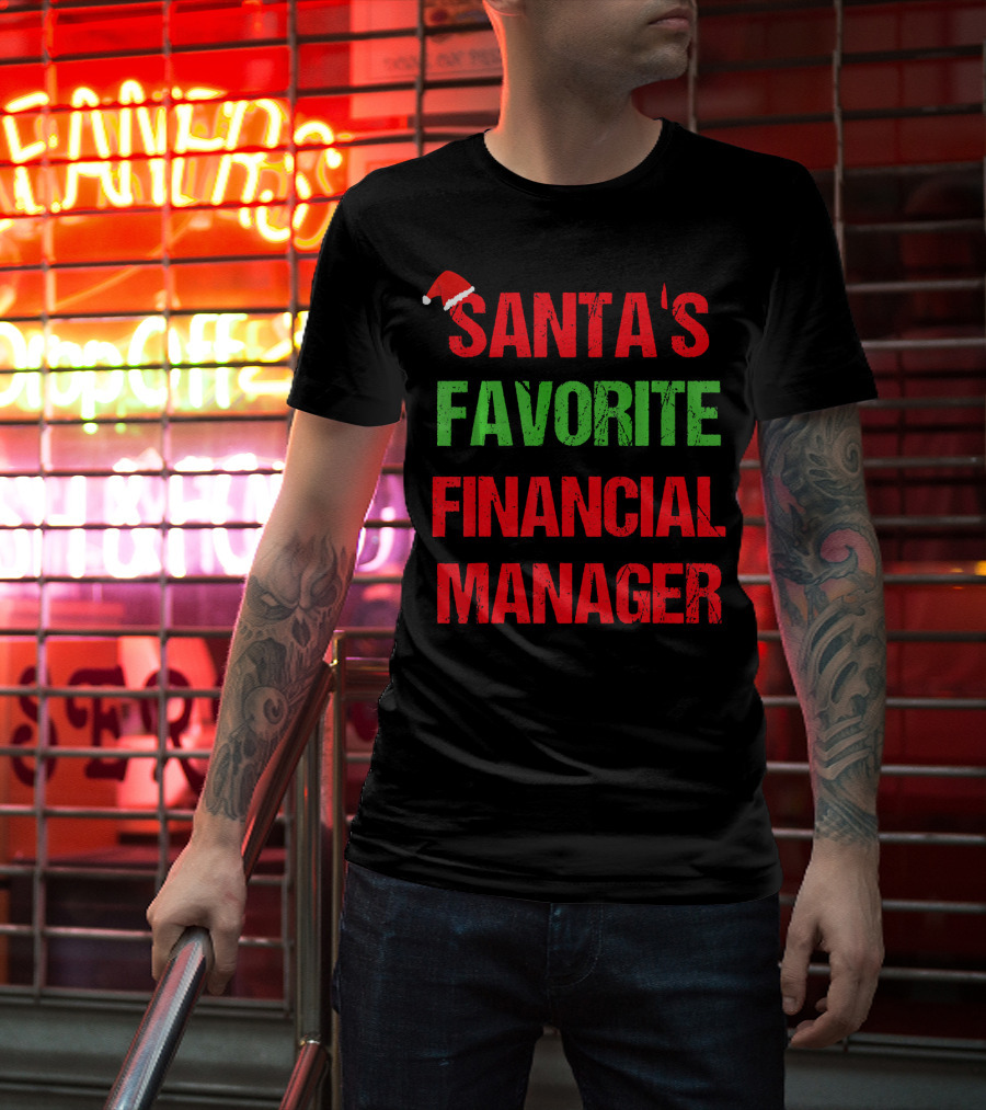 Santa's Favorite Financial Manager T-Shirt