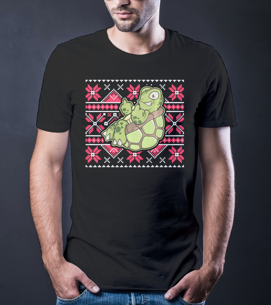 Ugly Christmas Turtle T-Shirt