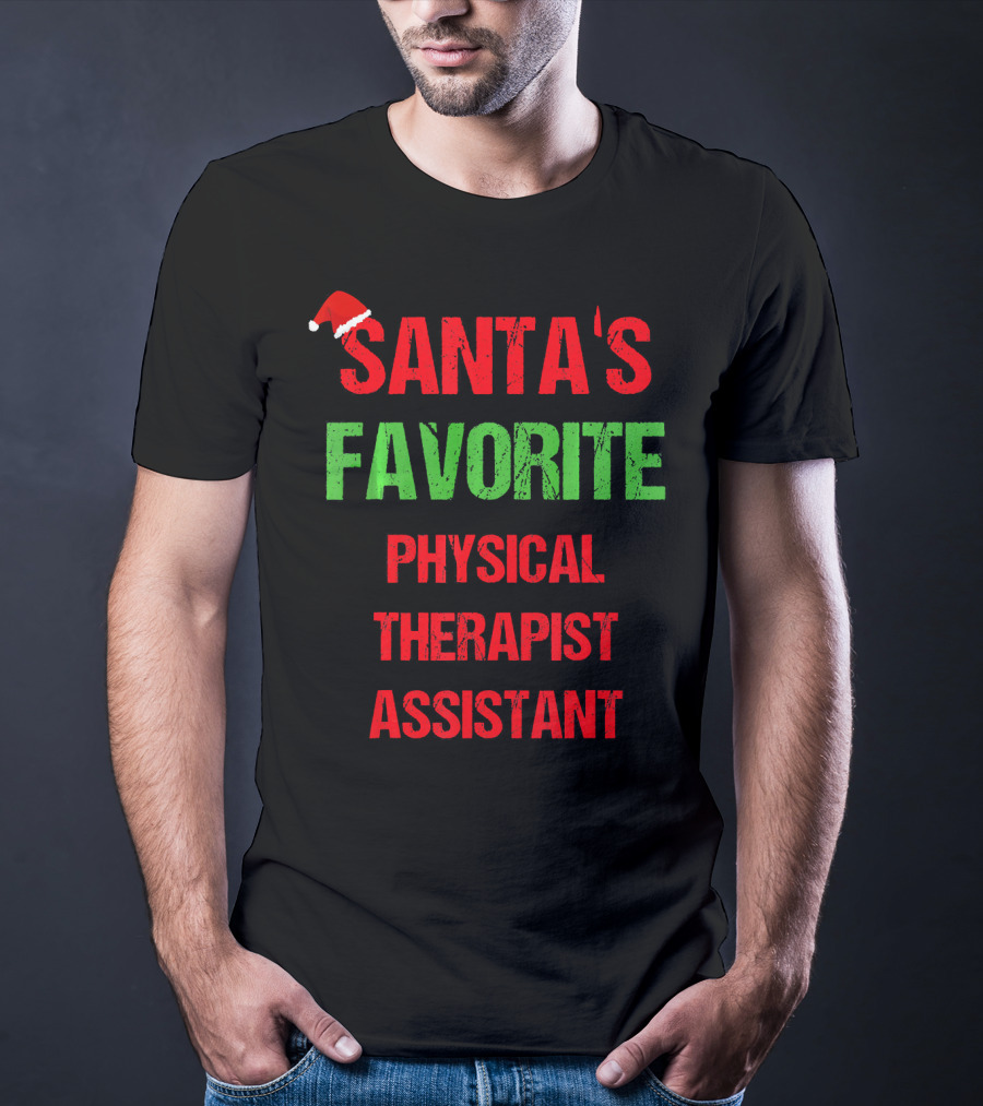 Santa's Favorite Physical Therapist Assistant T-Shirt