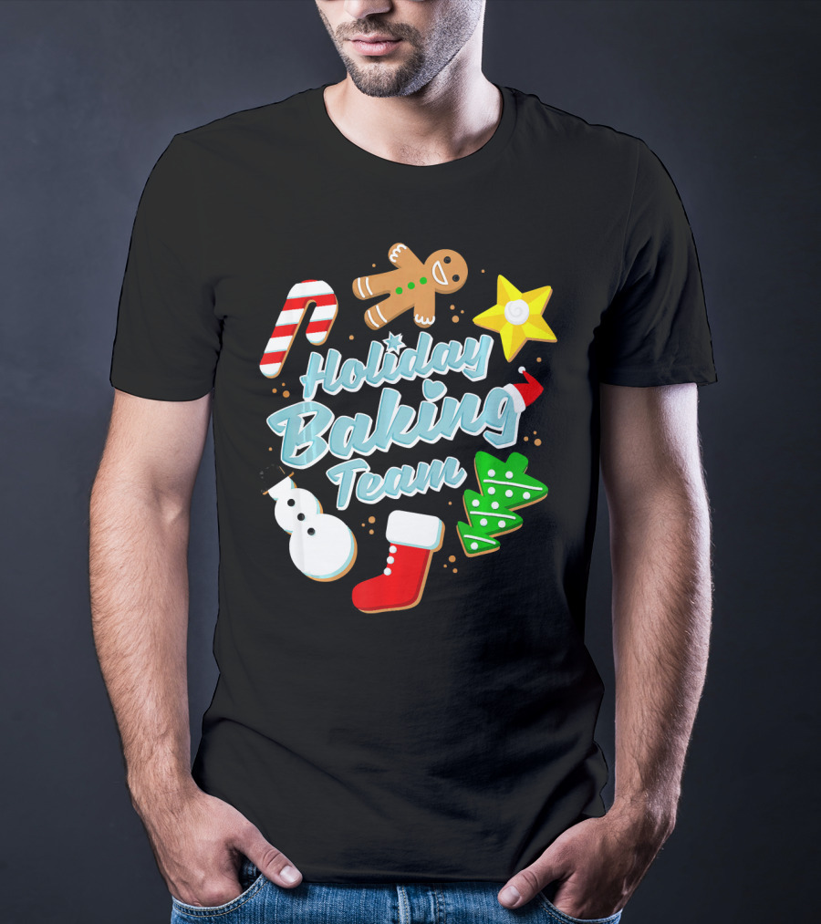 Holiday Baking Team Ugly Christmas Funny Baker T-Shirt