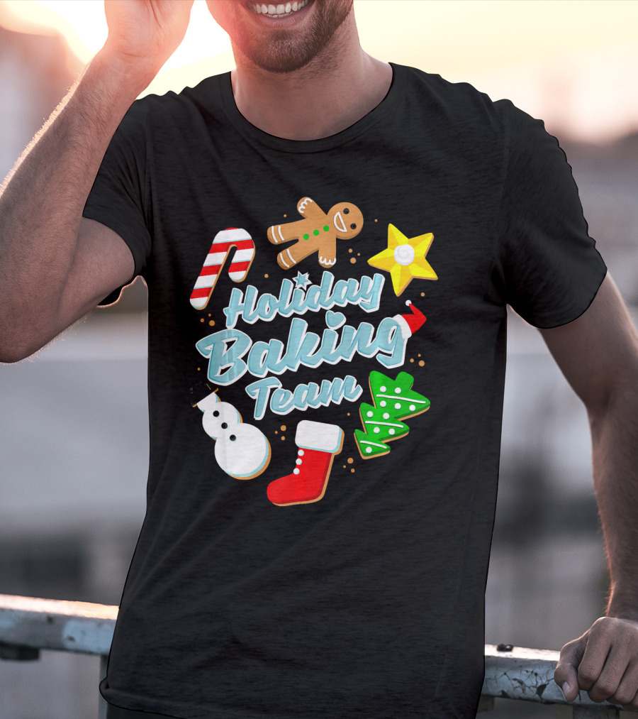 Holiday Baking Team Ugly Christmas Funny Baker T-Shirt