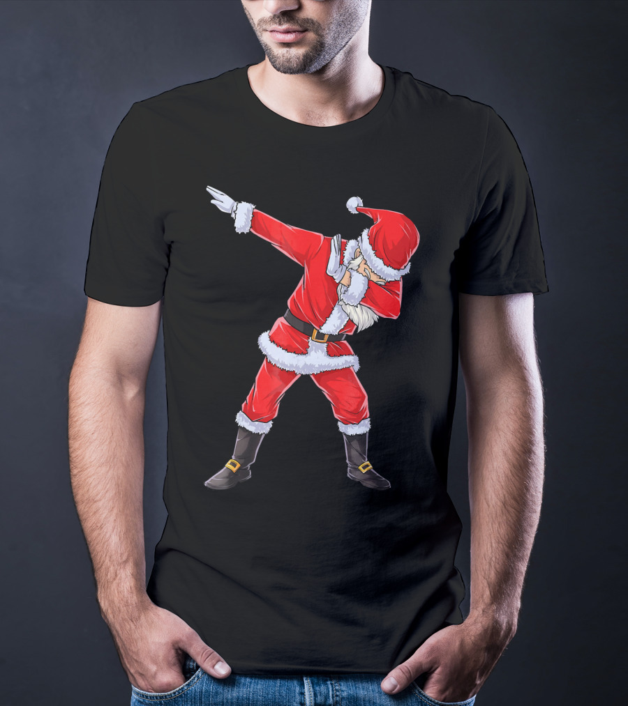 Dabbing Santa Christmas Dance Pose T-Shirt