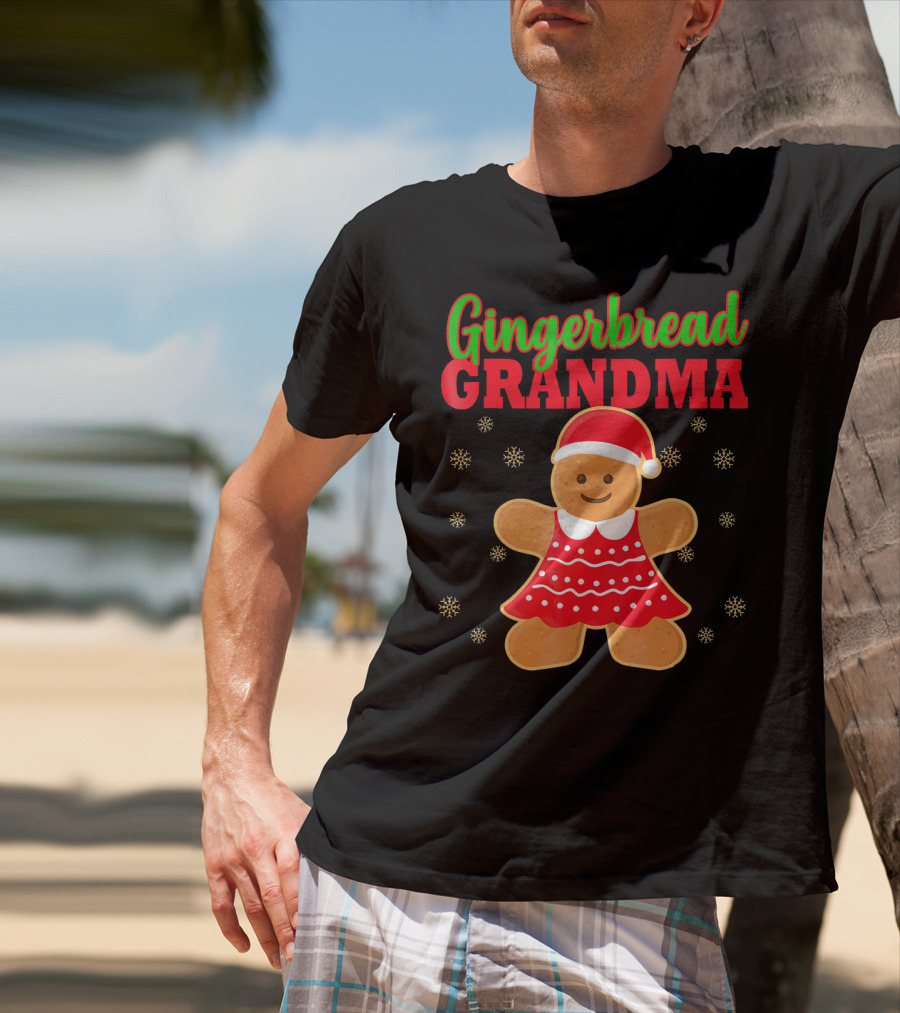 Gingerbread Grandma Matching Family Christmas Ginge T-Shirt