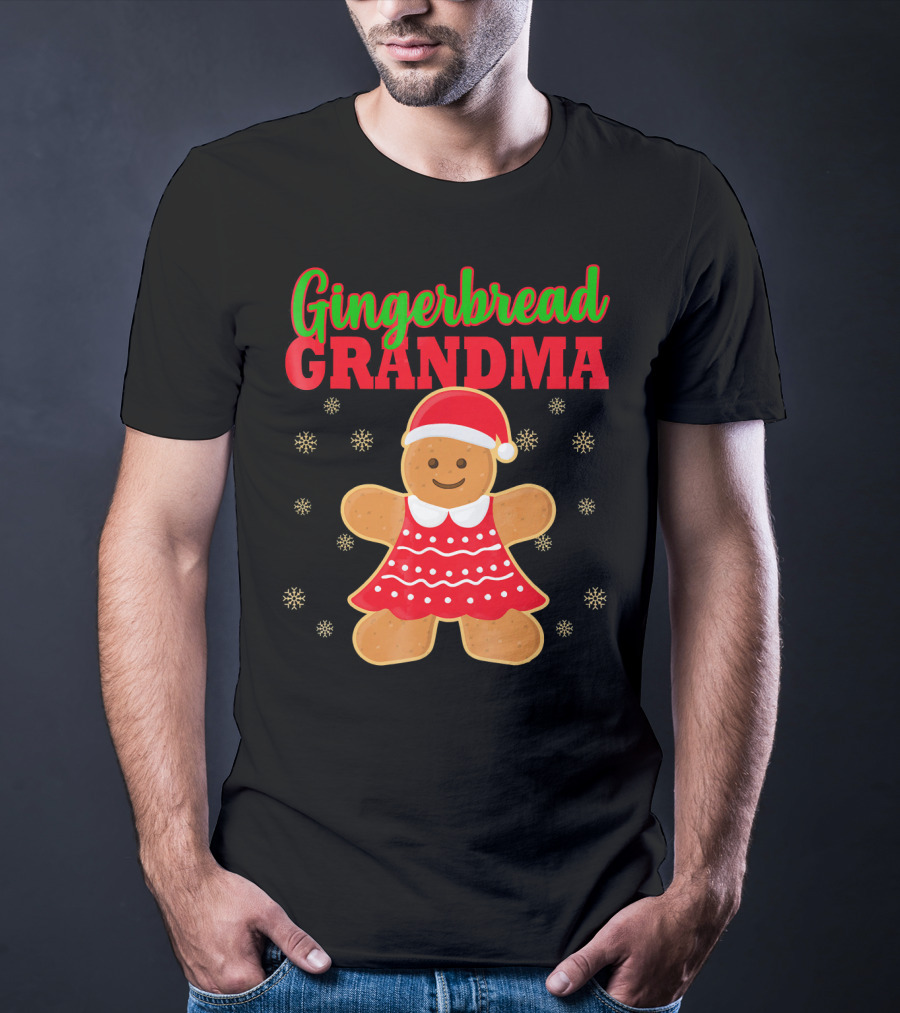 Gingerbread Grandma Matching Family Christmas Ginge T-Shirt