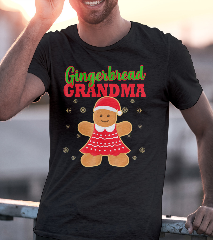 Gingerbread Grandma Matching Family Christmas Ginge T-Shirt