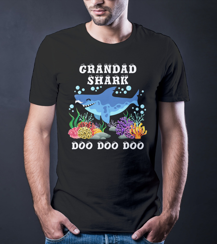 Grandad Shark Doo Doo Doo T-Shirt