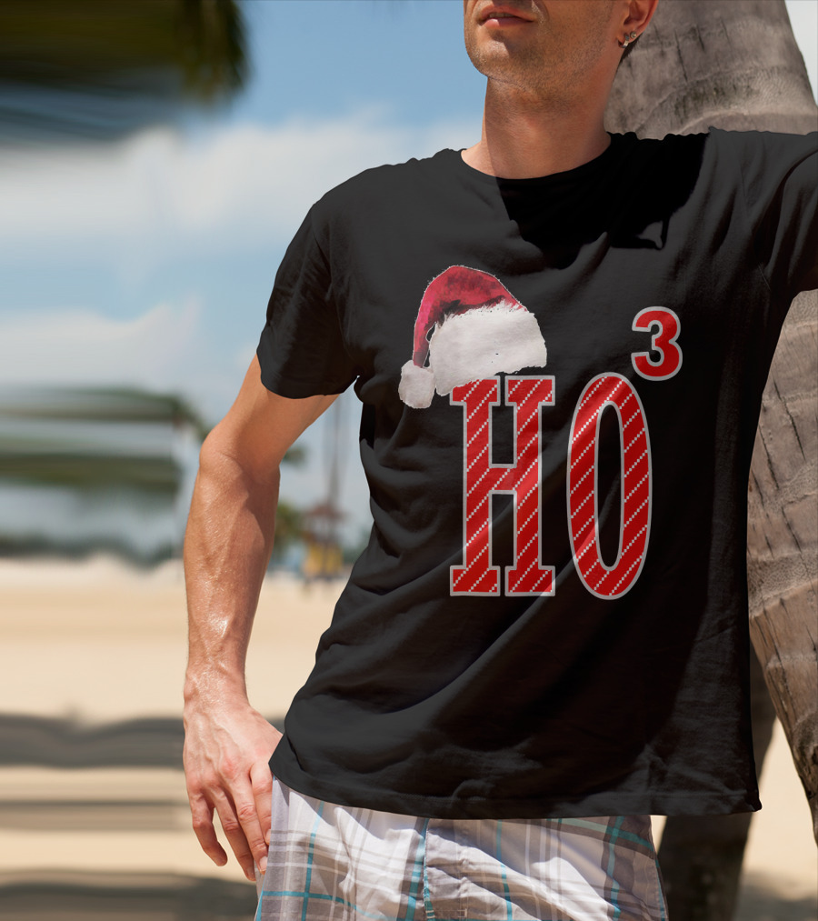 Ugly Christmas Santa Hat Ho Ho³ T-Shirt