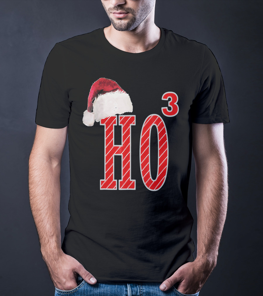Ugly Christmas Santa Hat Ho Ho³ T-Shirt