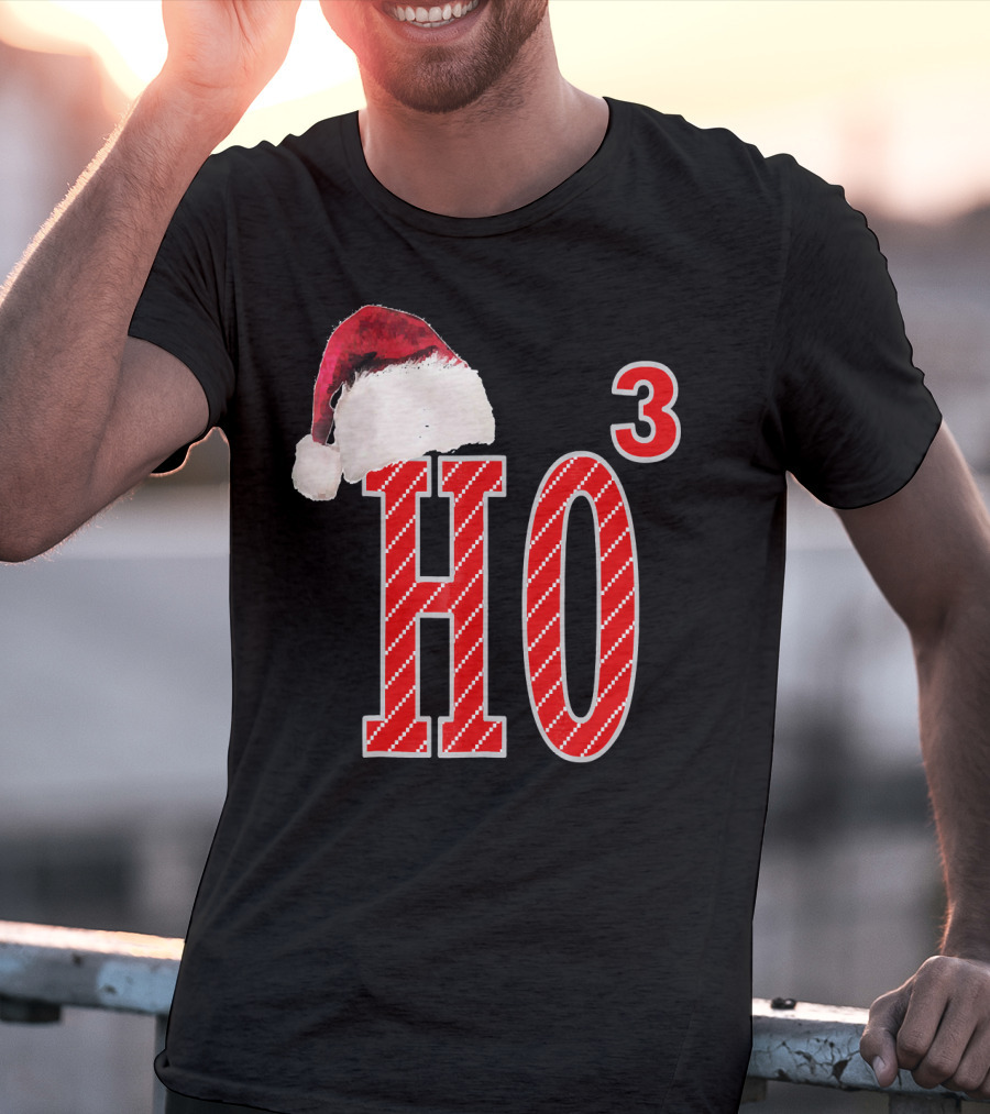 Ugly Christmas Santa Hat Ho Ho³ T-Shirt