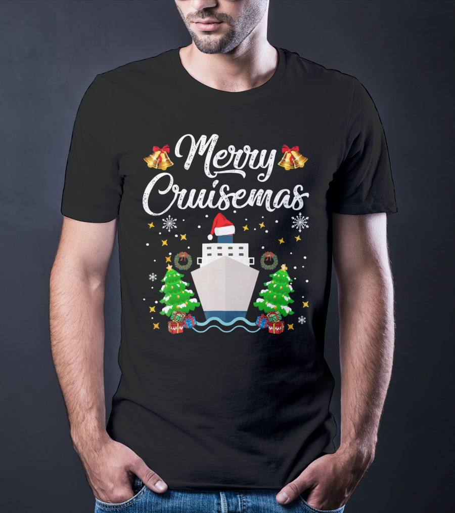 Merry Cruisemas Cruise Ship Christmas Holiday Family Adventure T-Shirt