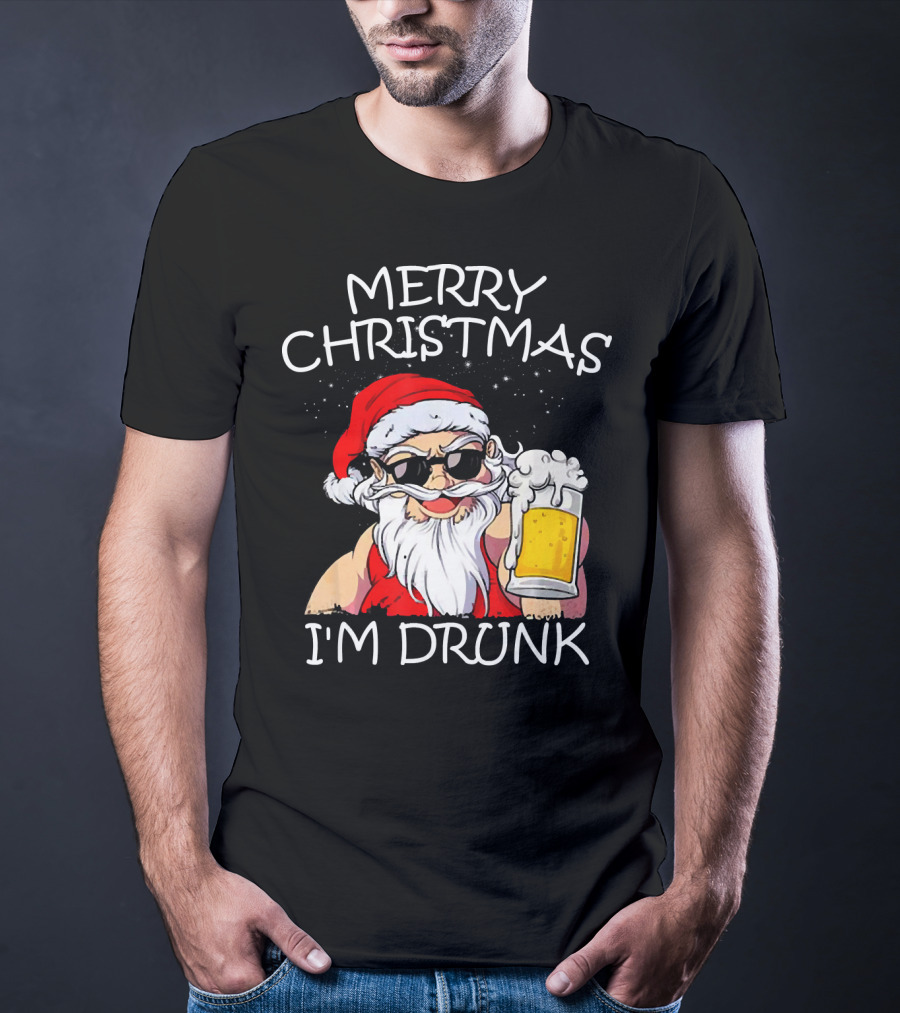 Merry Christmas Santa I'm Drunk T-Shirt