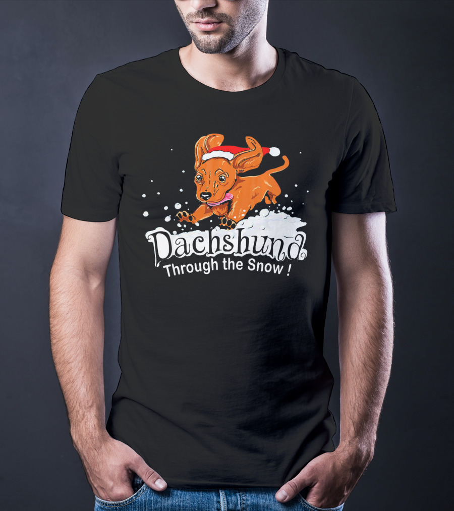 Dachshund Through The Snow T-Shirt