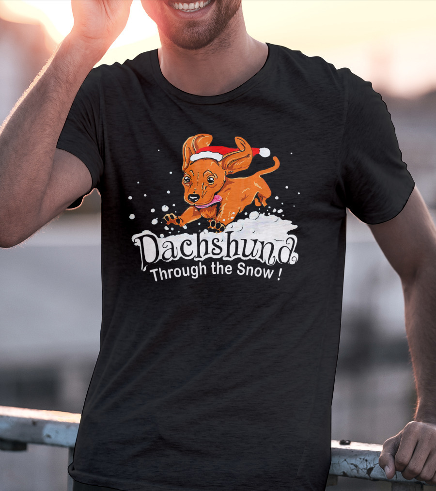 Dachshund Through The Snow T-Shirt
