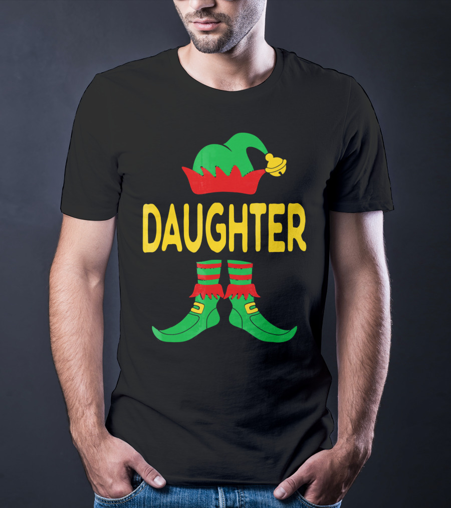 Daughter Elf Christmas Family Matching Outfits T-Shirt