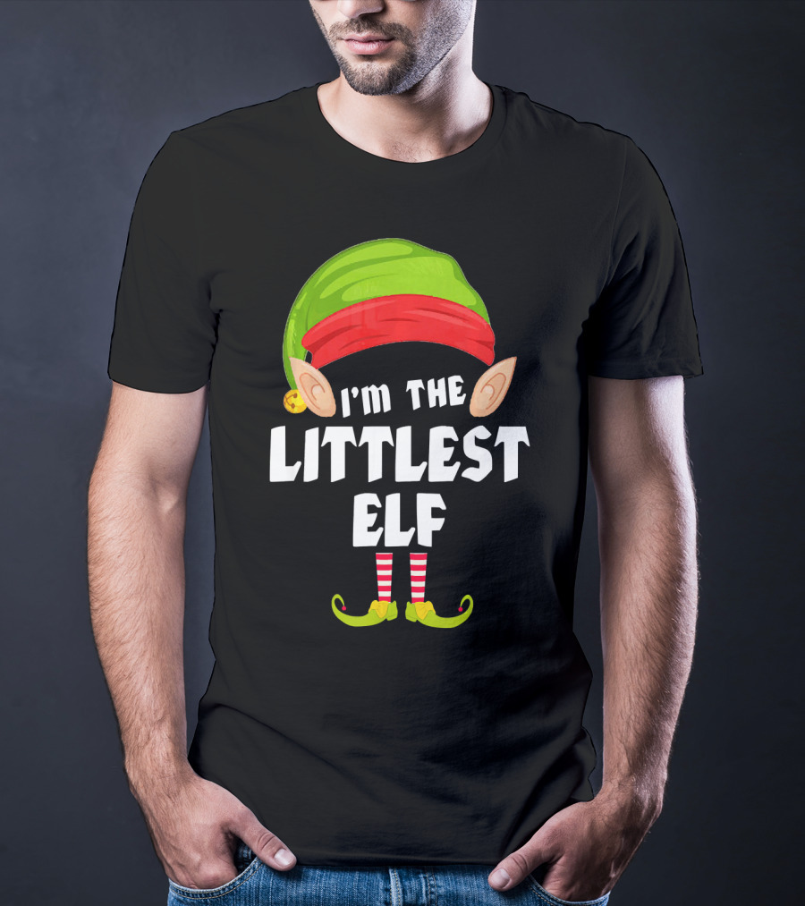 I'm The Littlest Elf Matching Family Group T-Shirt