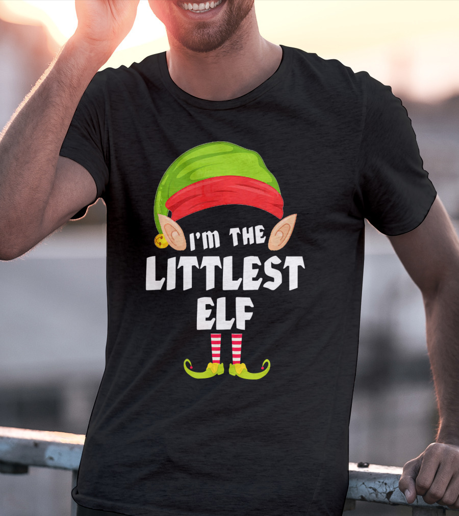 I'm The Littlest Elf Matching Family Group T-Shirt