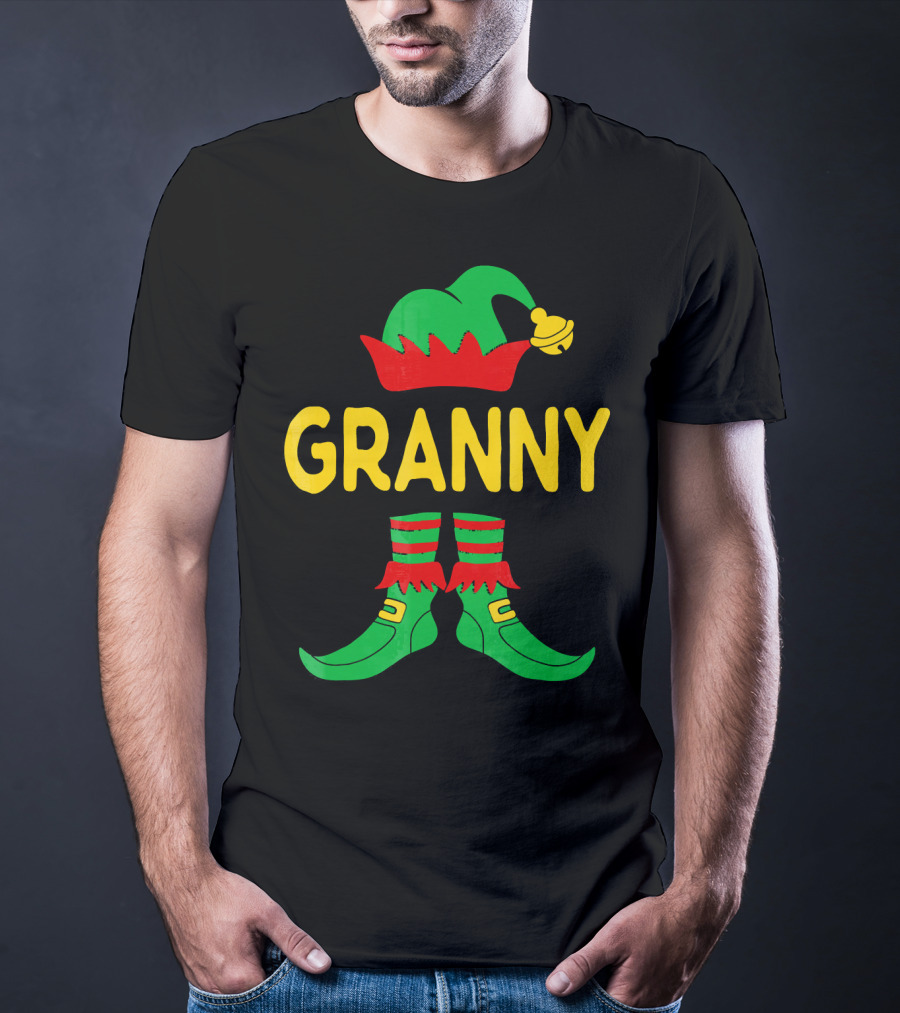 Granny Elf Christmas Family Matching T-Shirt