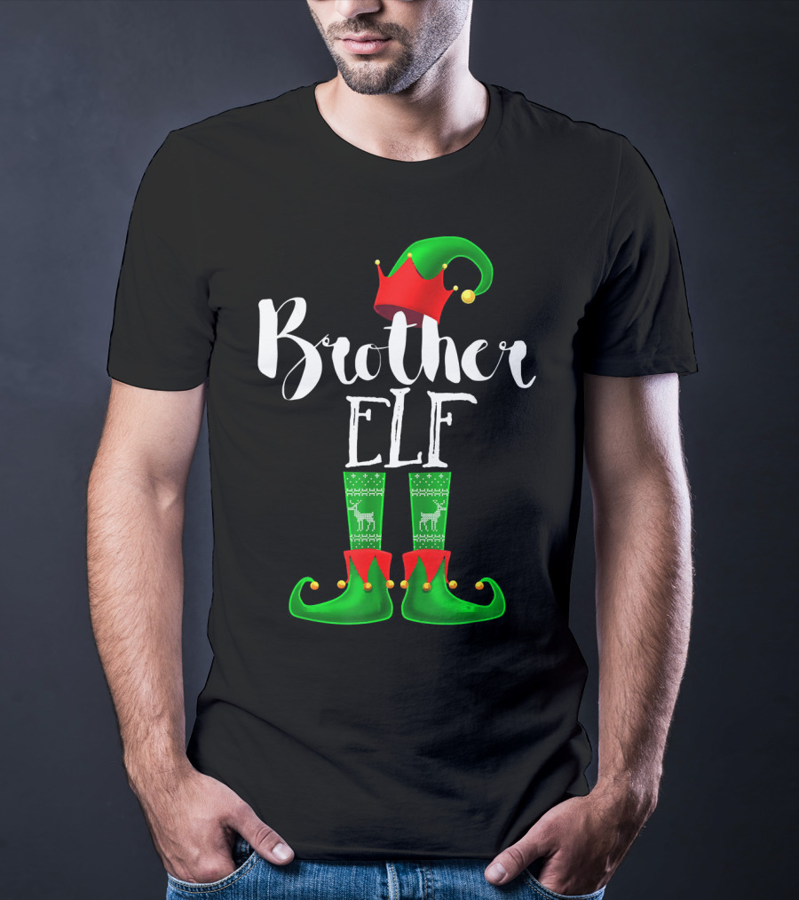 Brother Elf Matching Family Christmas T-Shirt