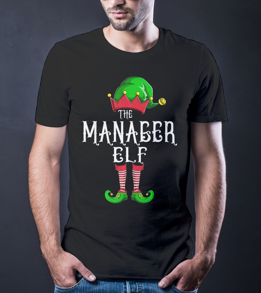The Manager Elf Christmas Costume T-Shirt