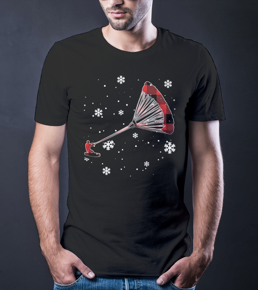 Snowflake Kiteboarding Plaid Adventures T-Shirt