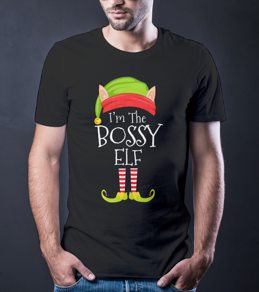 I'm The Bossy Elf Christmas T-Shirt