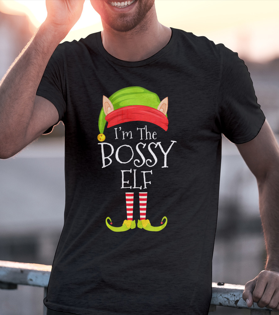 I'm The Bossy Elf Christmas T-Shirt