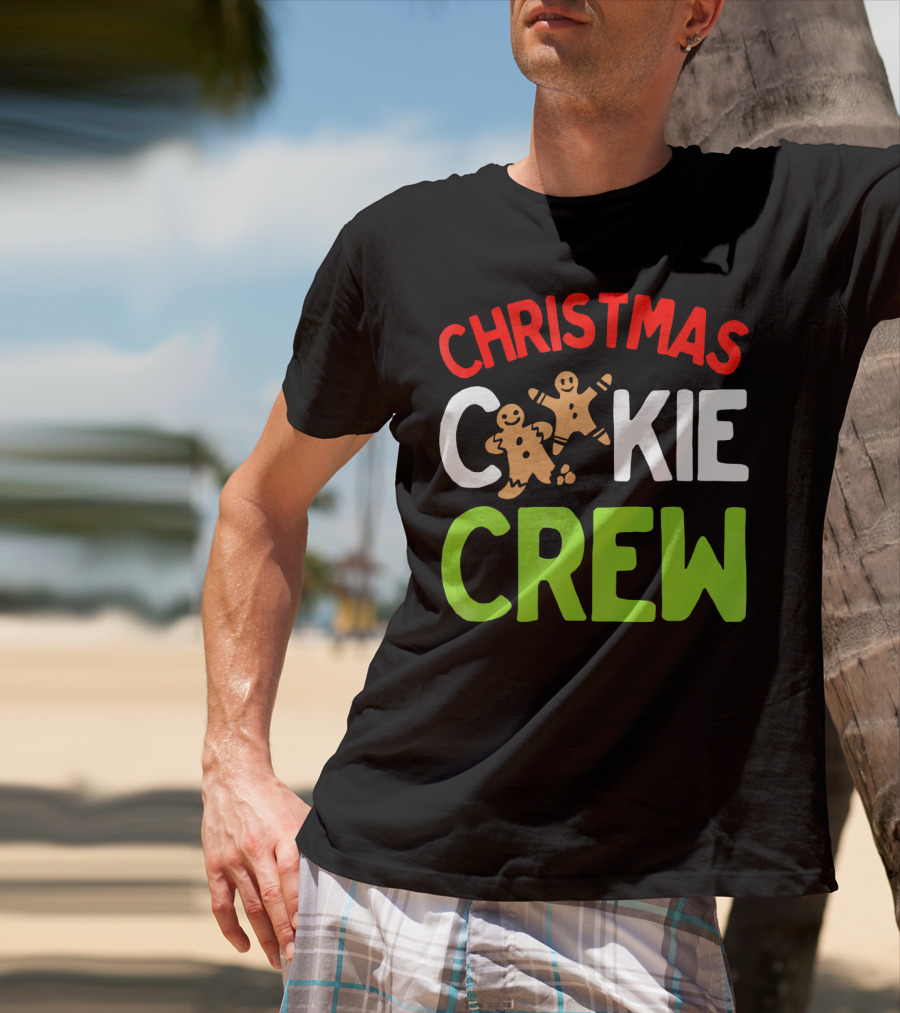 Christmas Cookie Crew With Gingerbread Iconic Festive T-Shirt