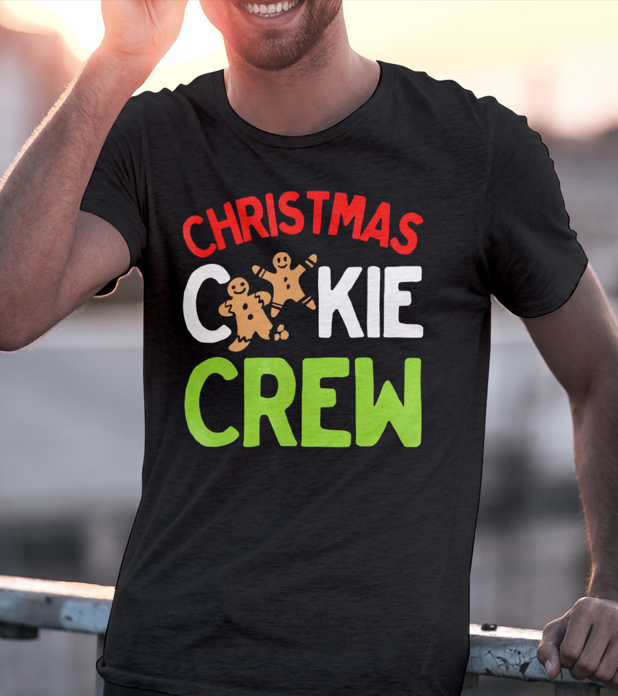 Christmas Cookie Crew With Gingerbread Iconic Festive T-Shirt