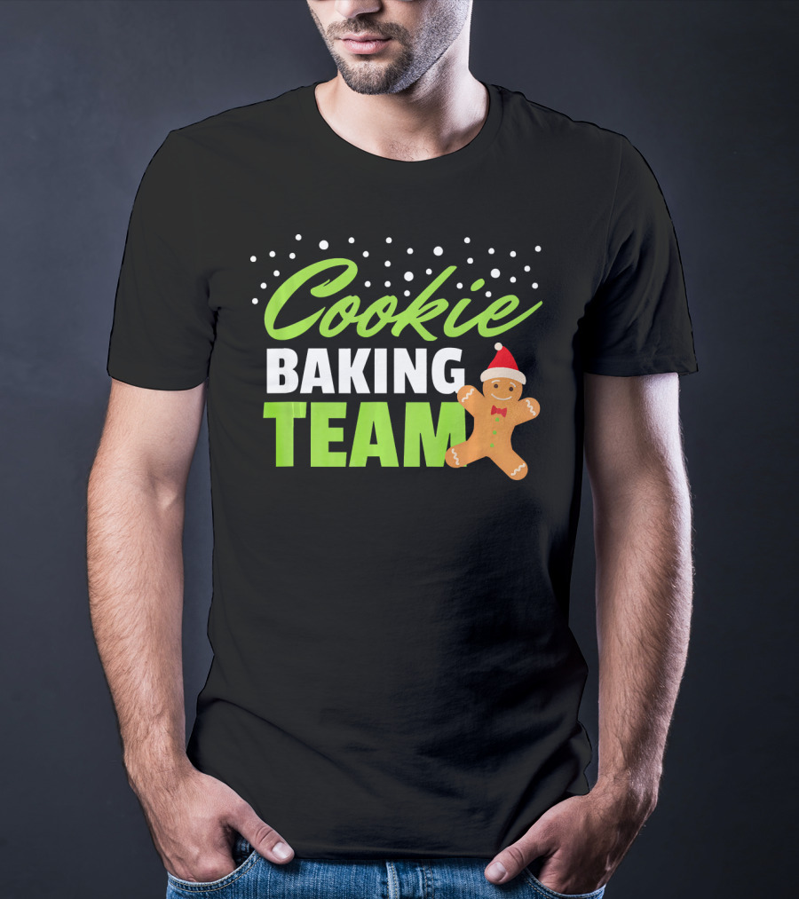 Cookie Baking Team Holi Gingerbread Christmas T-Shirt
