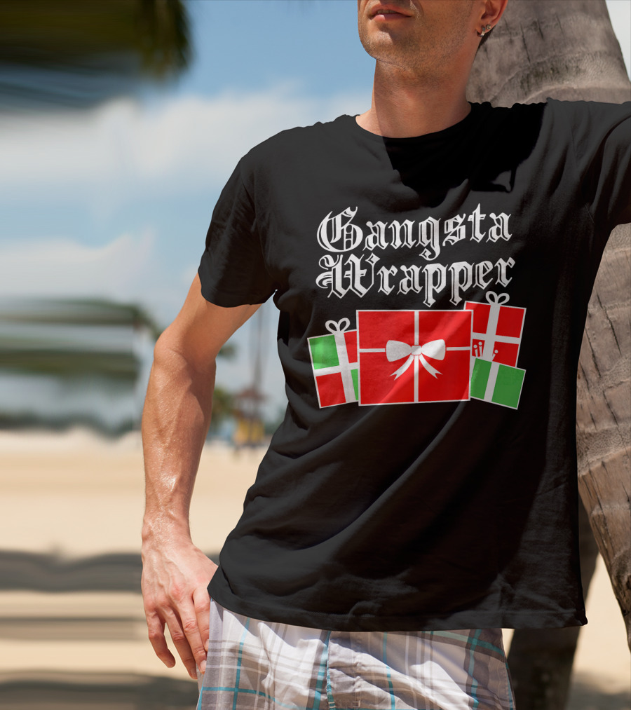 Gangsta Wrapper Christmas Gift Boxes T-Shirt
