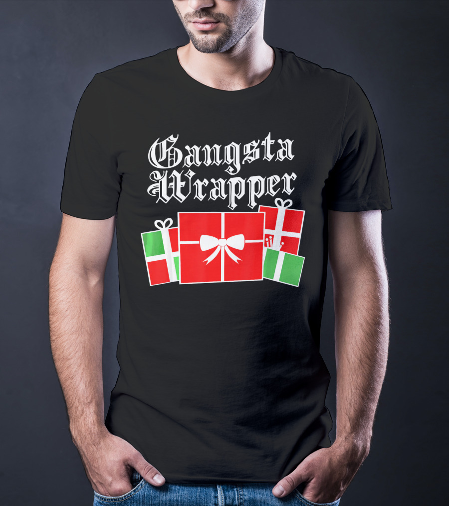 Gangsta Wrapper Christmas Gift Boxes T-Shirt