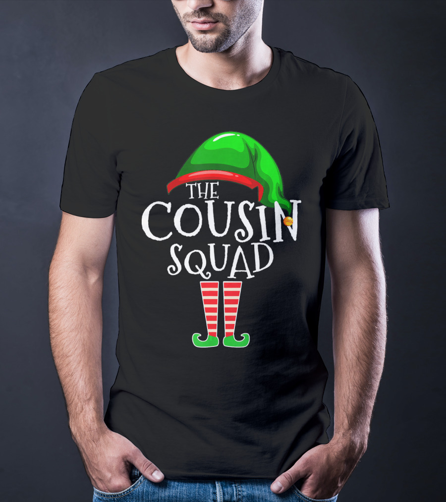 The Cousin Squad Elf Family Matching Group T-Shirt