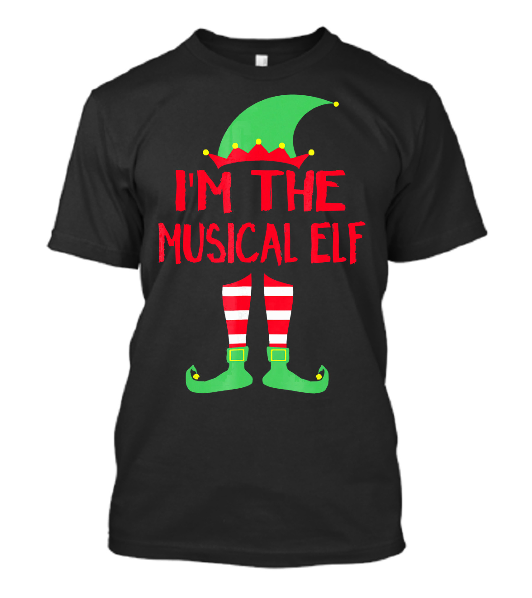 I'm The Musical Elf Matching Family Christmas Pajama Party T-Shirt