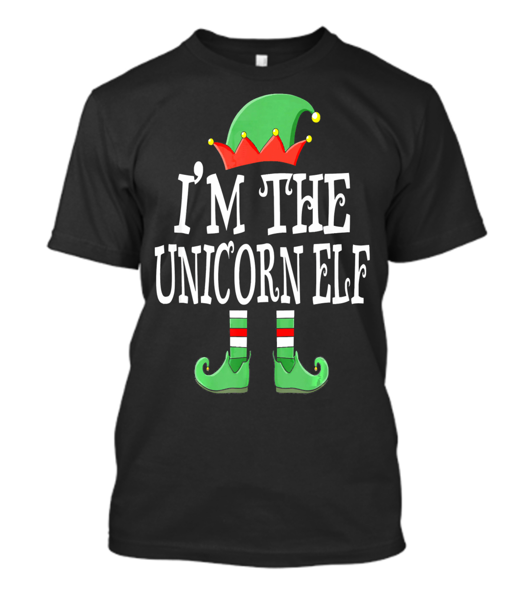 I'm The Unicorn Elf Matching Family Christmas Funny T-Shirt