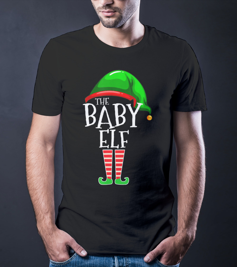 The Baby Elf Group Matching Family Christmas T-Shirt