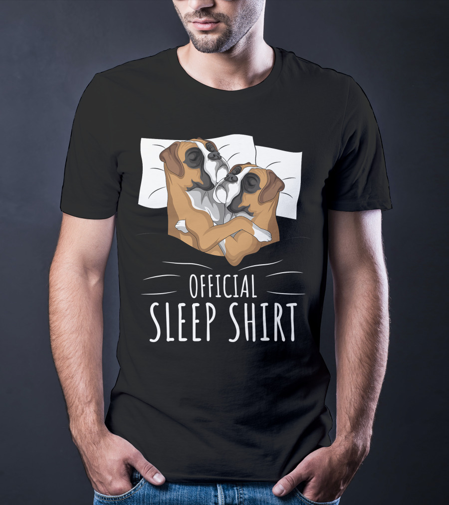 Boxer Dog Official Sleep T-Shirt