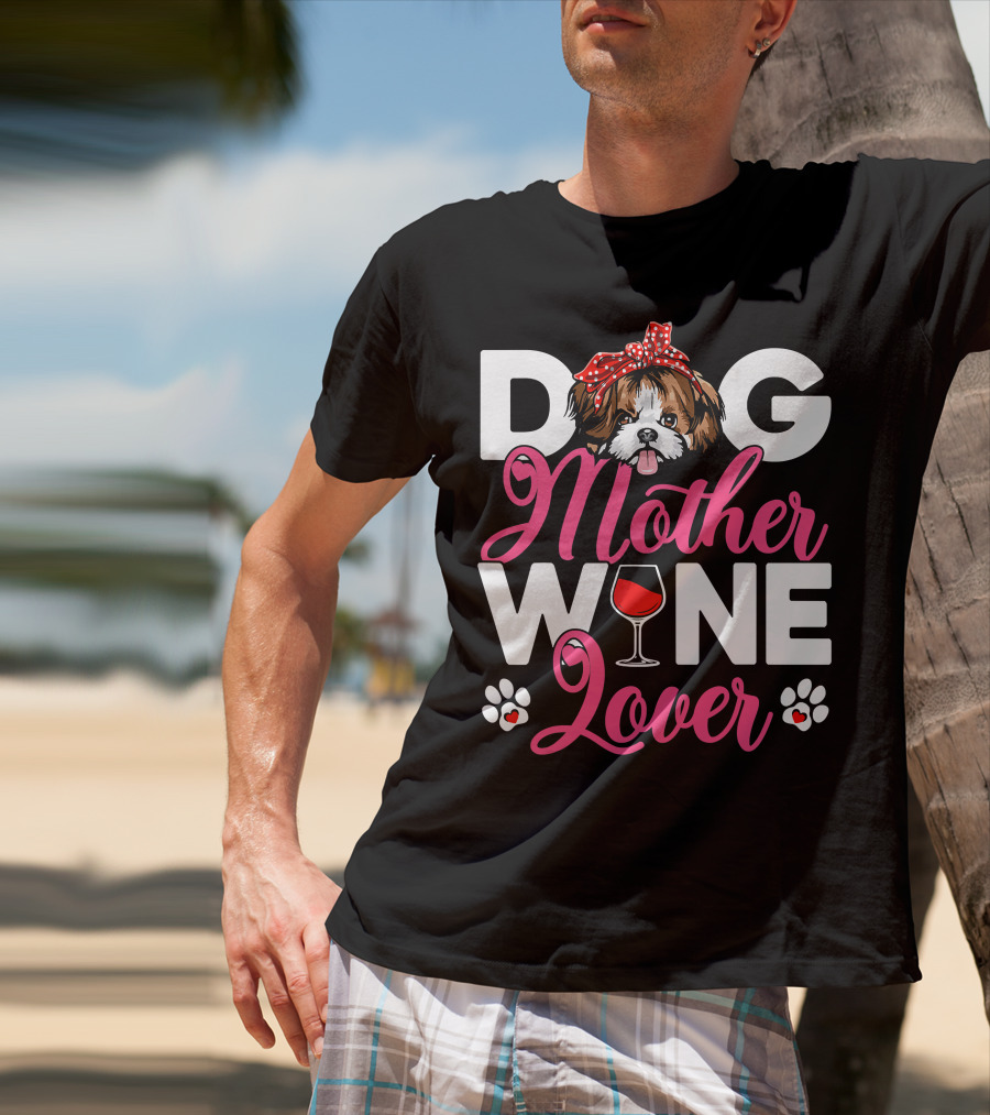 Cute Shih Tzu Dog Mother Lover T-Shirt