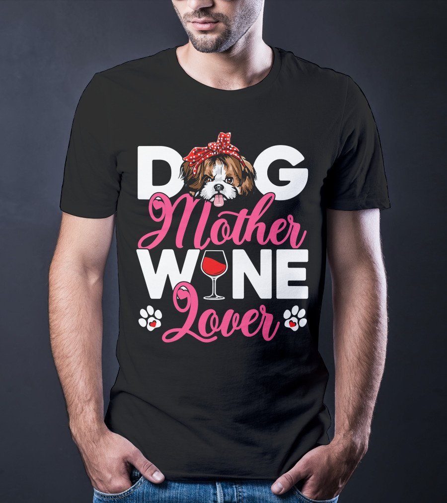 Cute Shih Tzu Dog Mother Lover T-Shirt