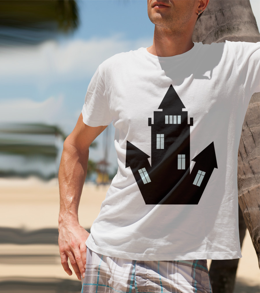 House On Haunted Hill Castle T-Shirt