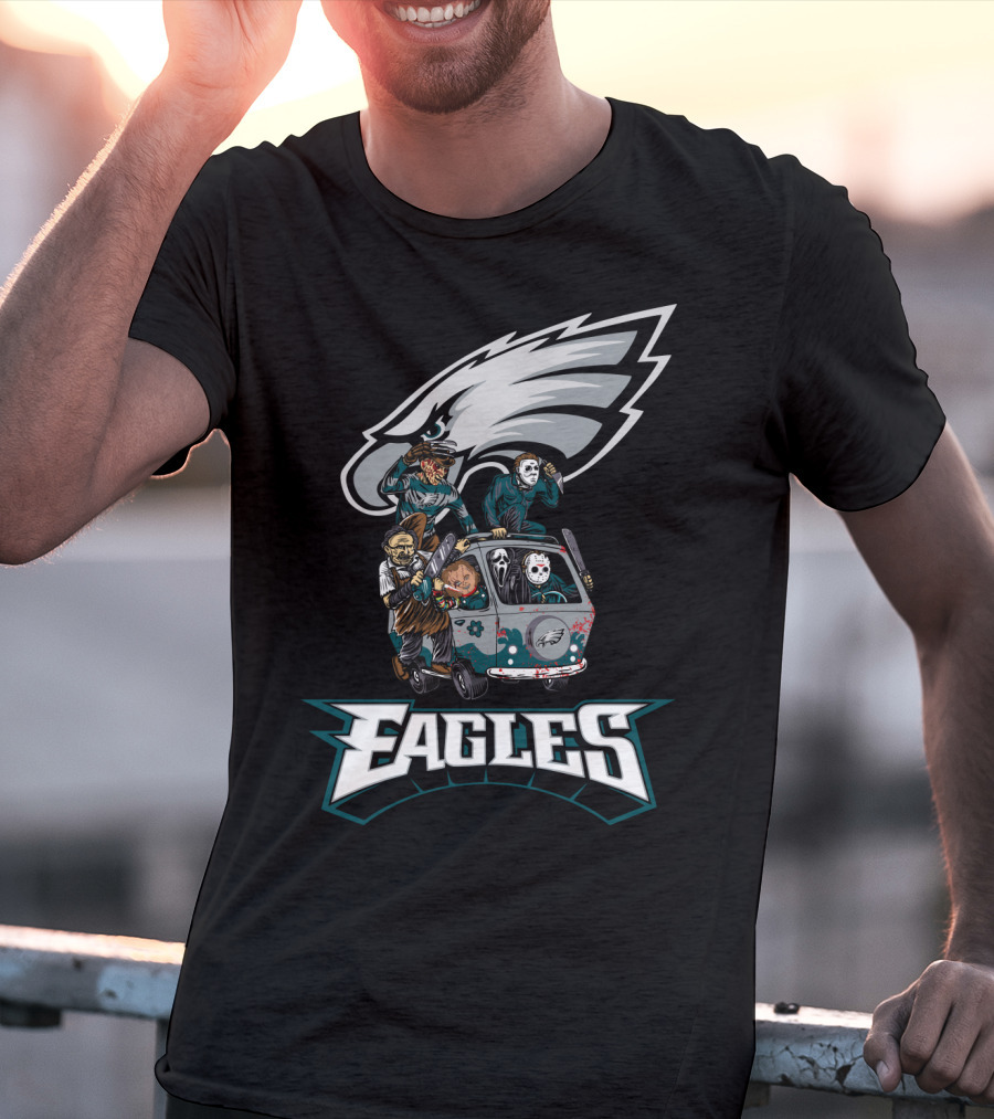 Eagles Horror Movies Edition Van Mashup T-Shirt