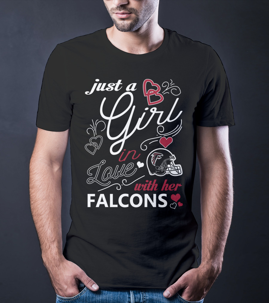 Just A Girl In Love With Her Falcons T-Shirt