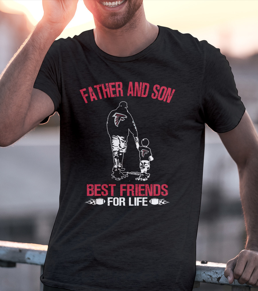 Father And Son Atlanta Falcons Best Friends For Life T-Shirt