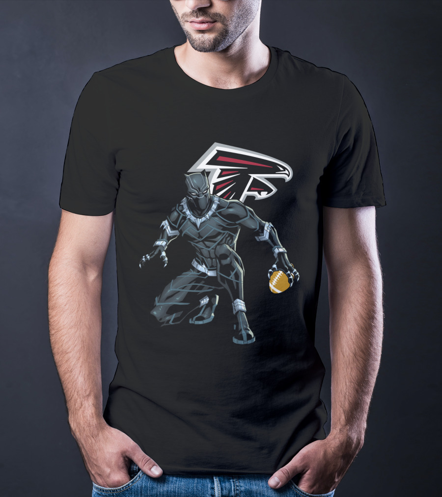 Atlanta Falcons Panther Football Crossover T-Shirt